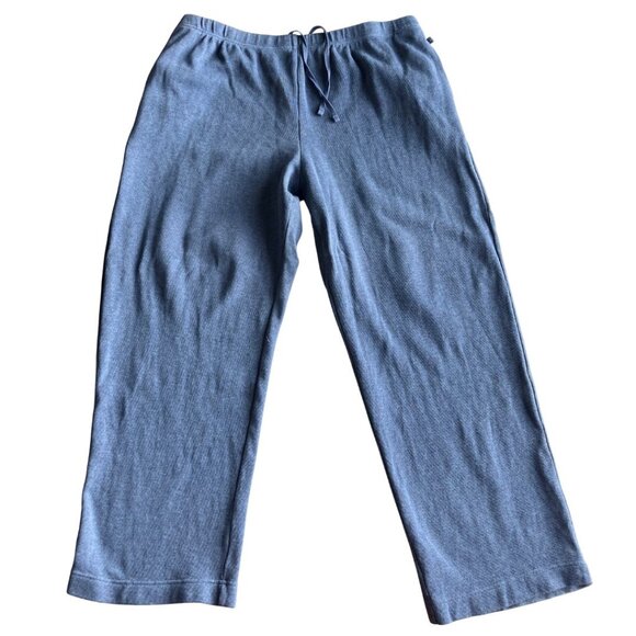 Pendleton Women's 100% Cotton Lounge Casual Pants Blue Plus Size 2X - Picture 1 of 4
